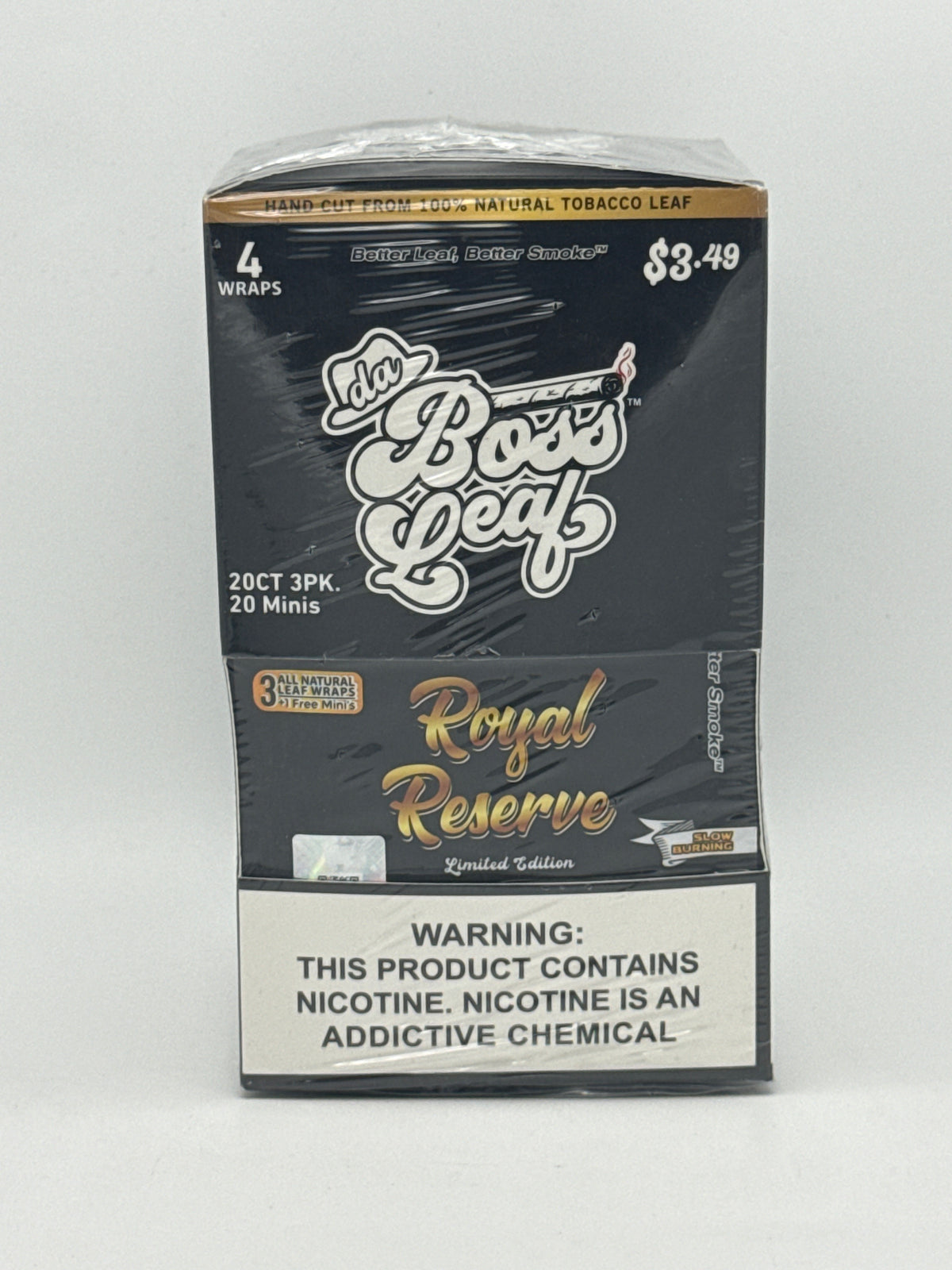 DaBossLeaf Royal Reserve Natural Tabacco$3.49 3ct