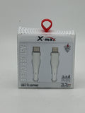 X-Max USB-C to Light Fast Cable iPhone Charger Wir