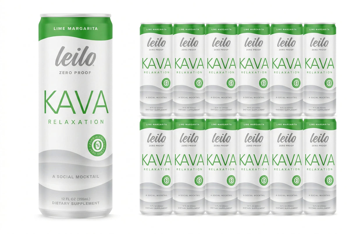 Leilo Kava Tonic Lime Margarita 12/12oz