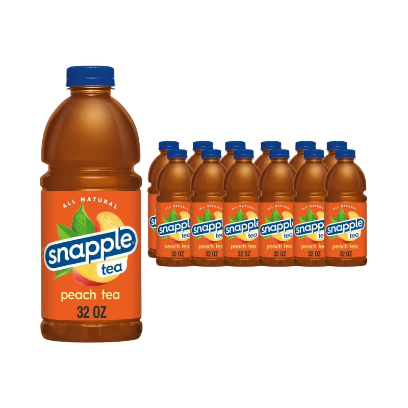 Snapple Diet Peach Tea Juice 12/32oz 946ml