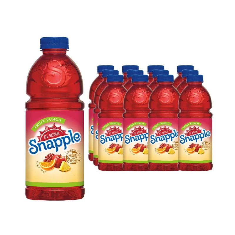 Snapple Fruit Punch Juice 12/32oz 946ml