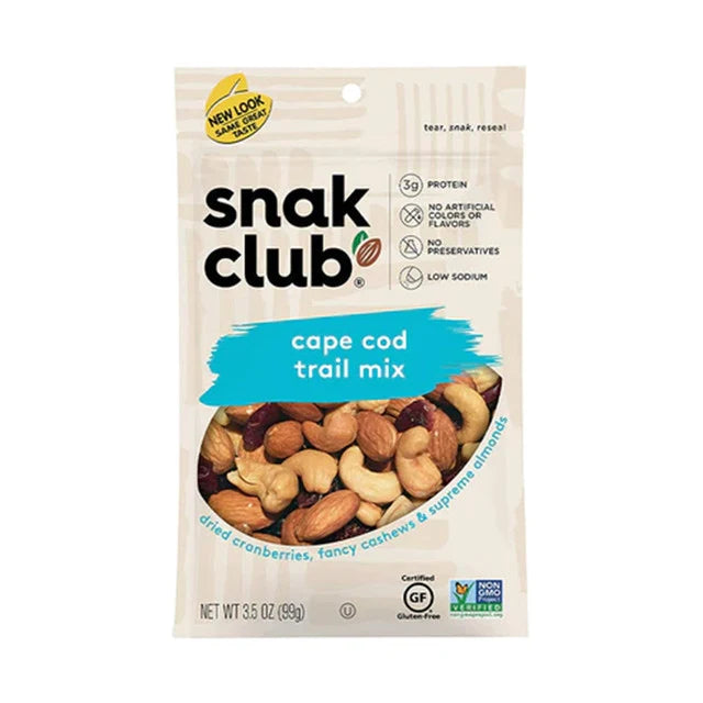 Snack Club Cape Cod Trail Mix 6ct Bags