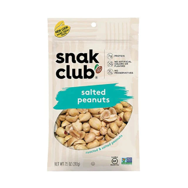 Snack Club Salted Peanuts 6ct Bags