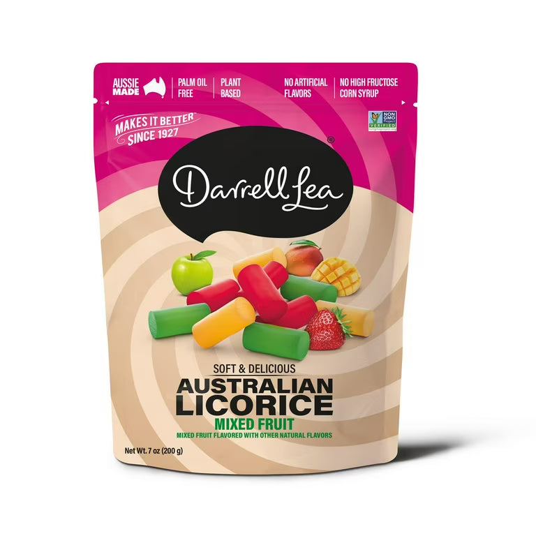 Darrell Lea Australian Licorice Mixed Fruit 7oz