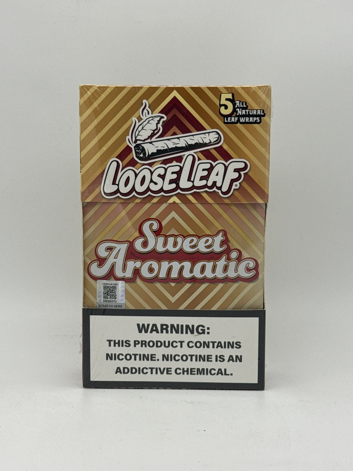 Loose Leaf Tobacco Wraps Sweet Aromatic 8/5Pk