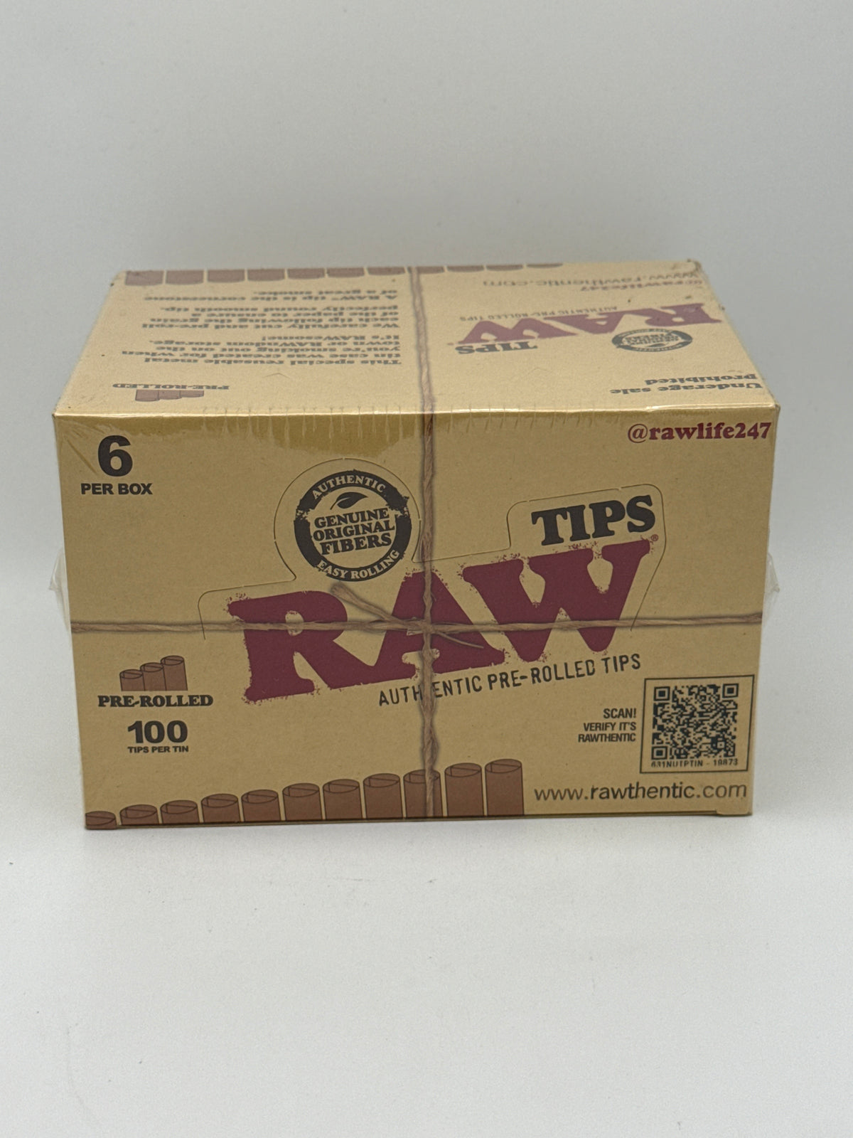 Raw Tips 6ct 100