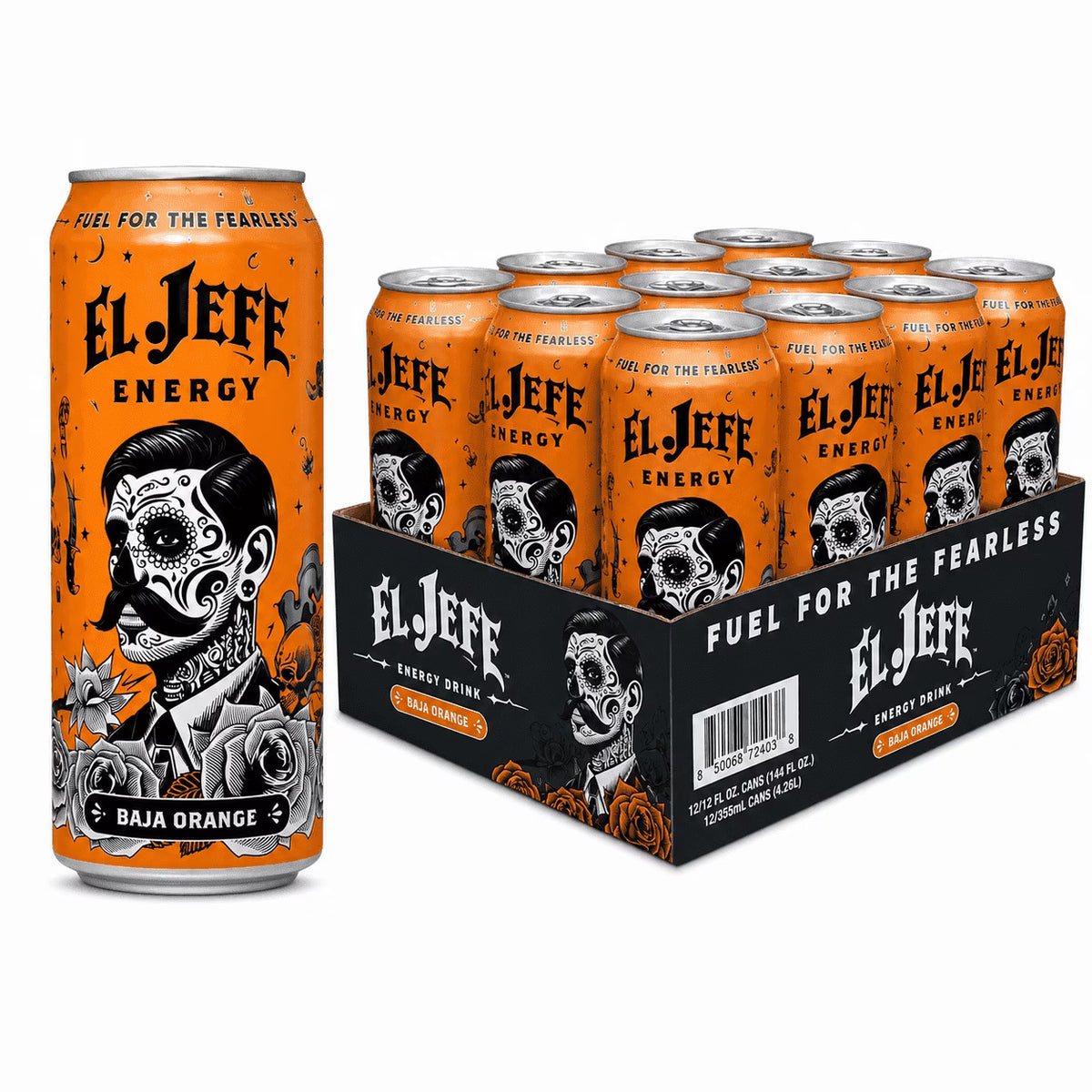 El Jefe 12/16oz Baja Orange
