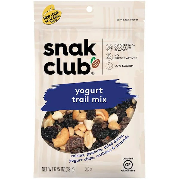 Snack Club Yogurt Trail Mix 6ct Bags