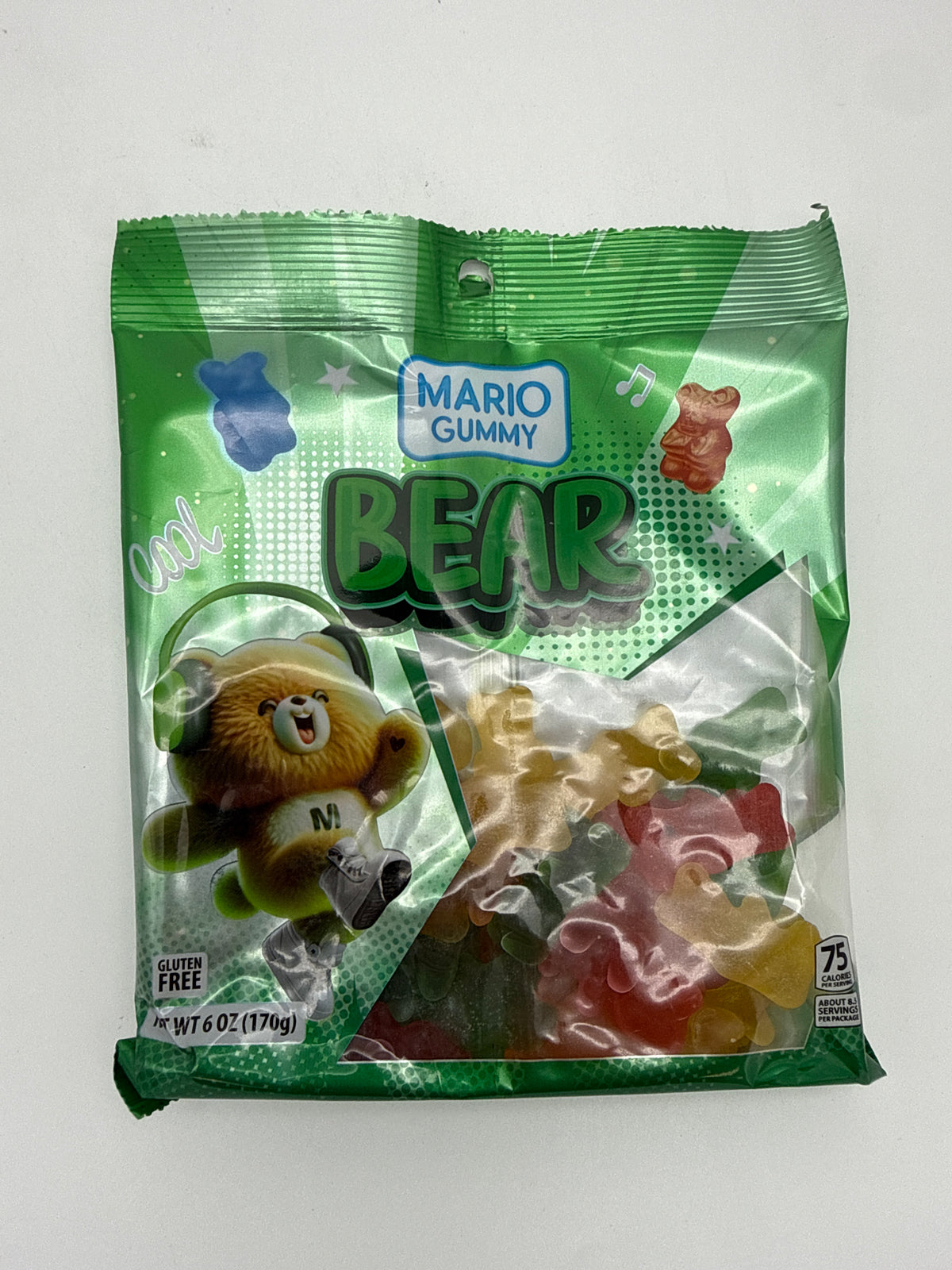 Mario Gummy Cool Bear Gummies 6oz