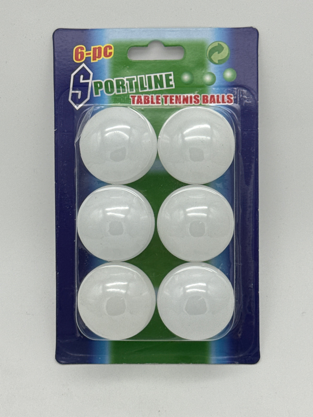 Sport Line Table Tennis Balls 6ct
