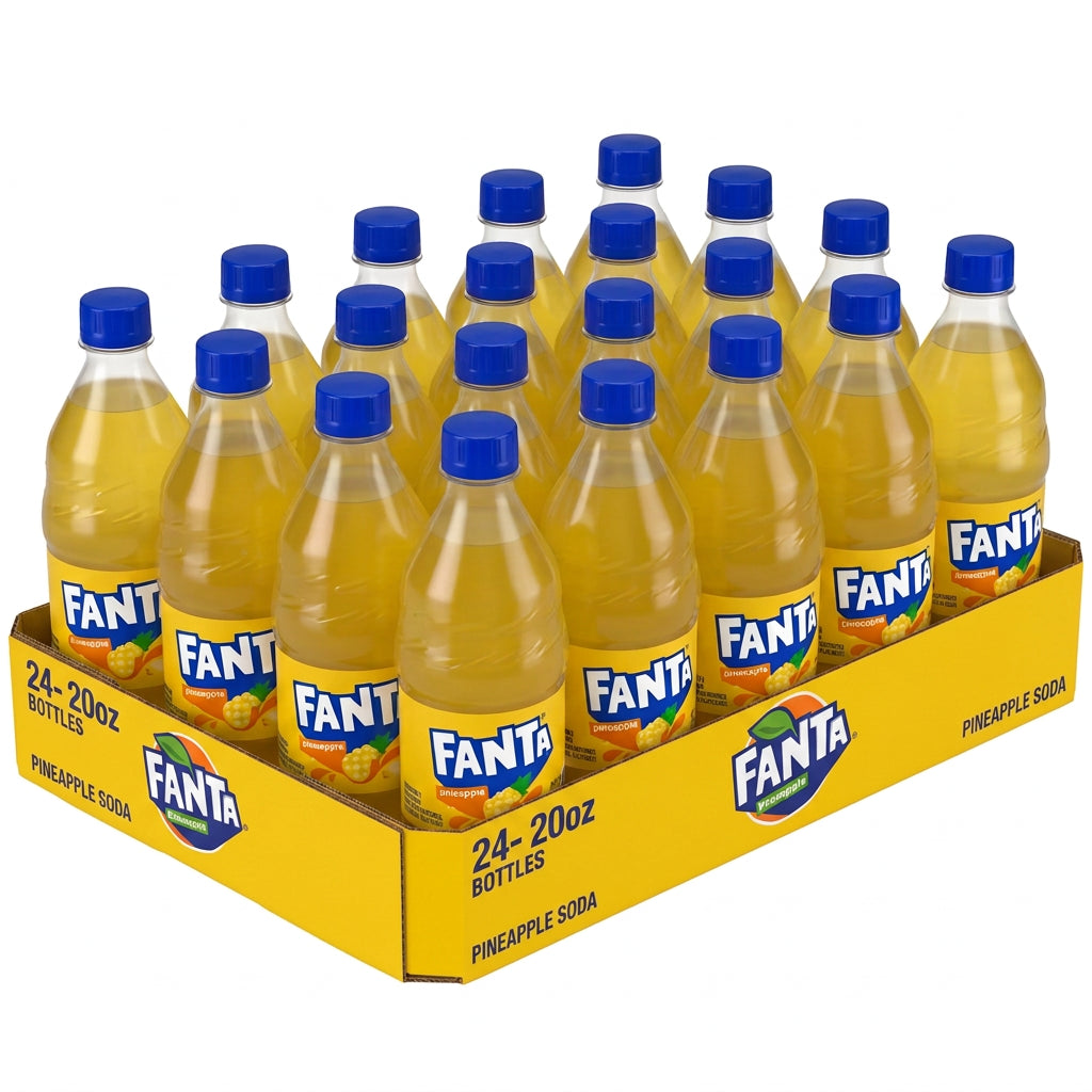 Fanta Pineapple 24/20oz (591mL) (1.25pt)
