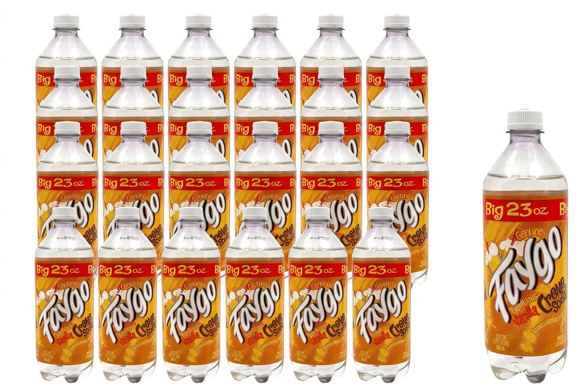 Faygo Creme Soda 24/23oz (680ml)