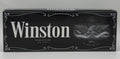 Winston Black 100 Box 200 Class A Cigarettes