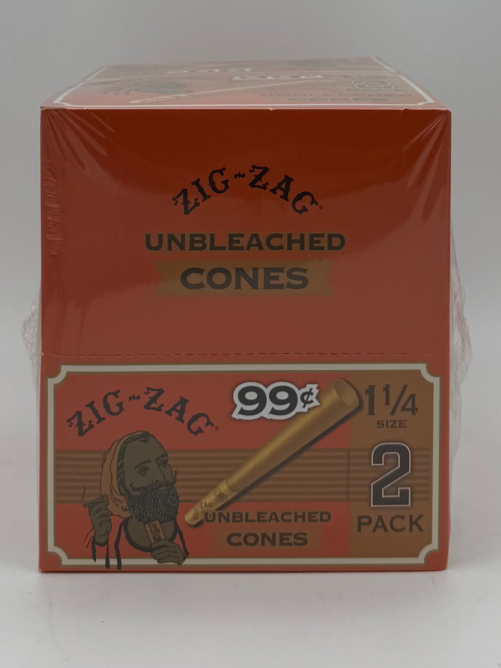 Zig-Zag 2/$.99 1 1/4 Unbleached Cones 24ct