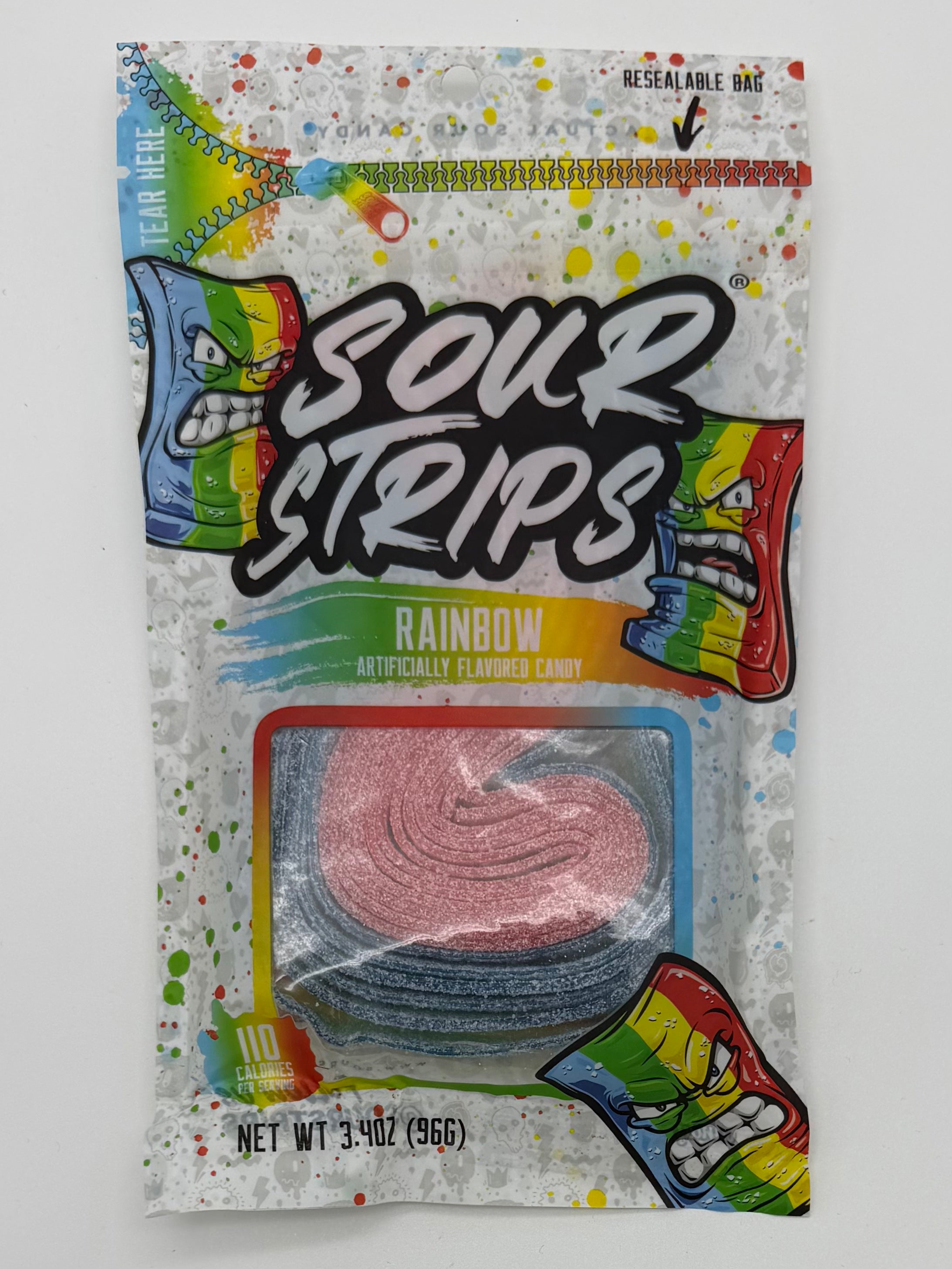 Sour Strips 3.4oz Rainbow