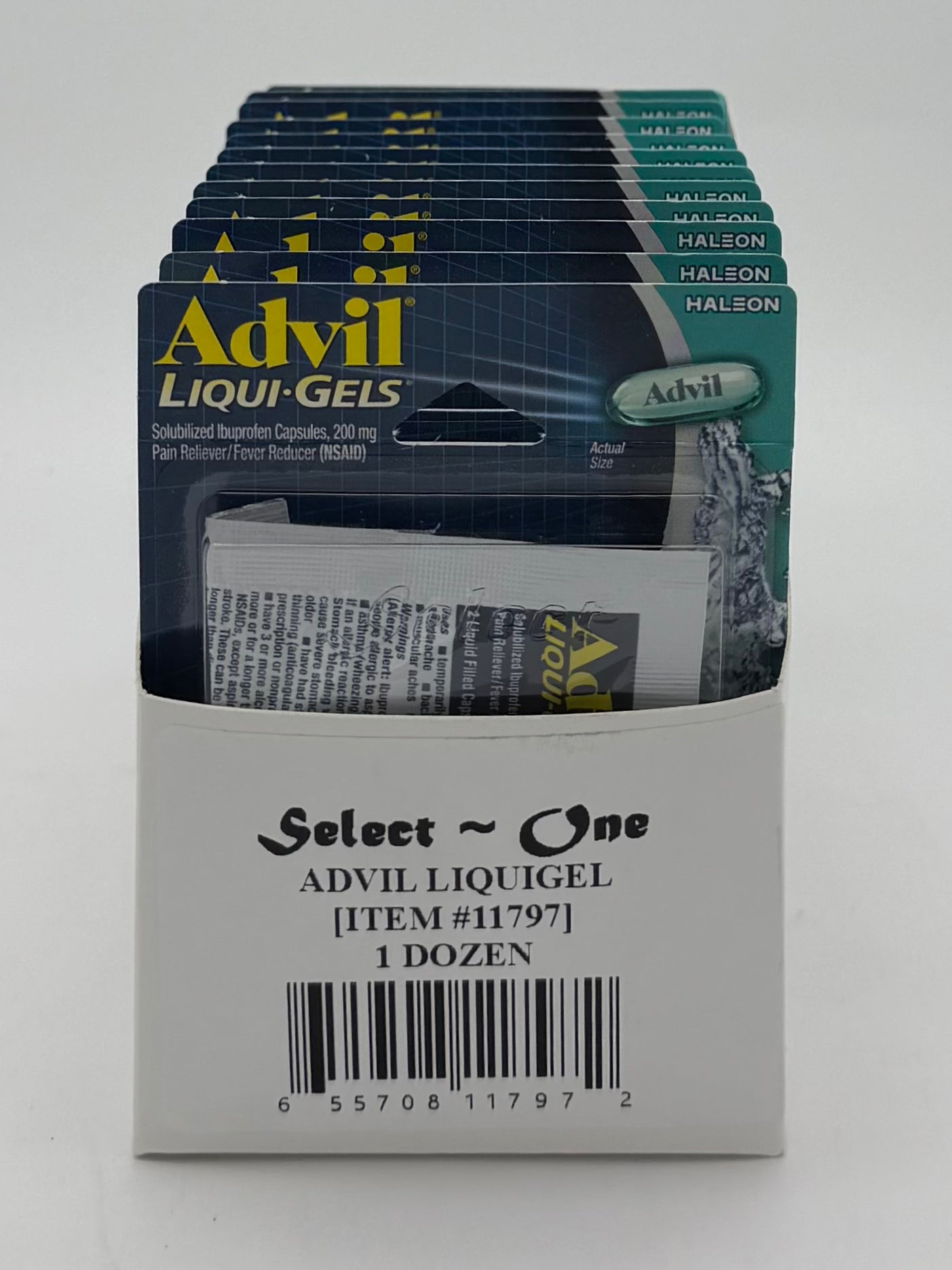 Select One Hanging Advil Liqui-Gel 12/1pk