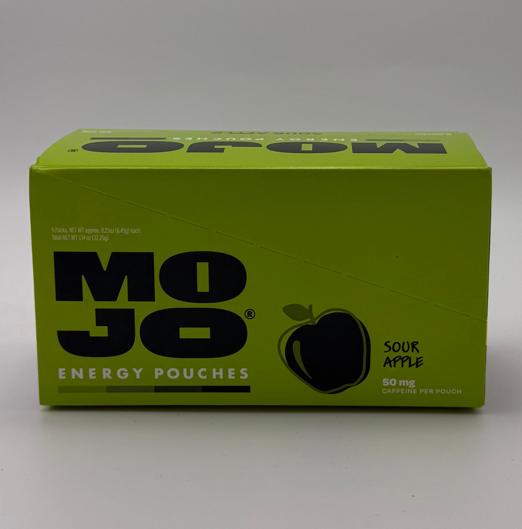 Mojo Energy Pouches Sour Apple 50mg Caffeine 5ct