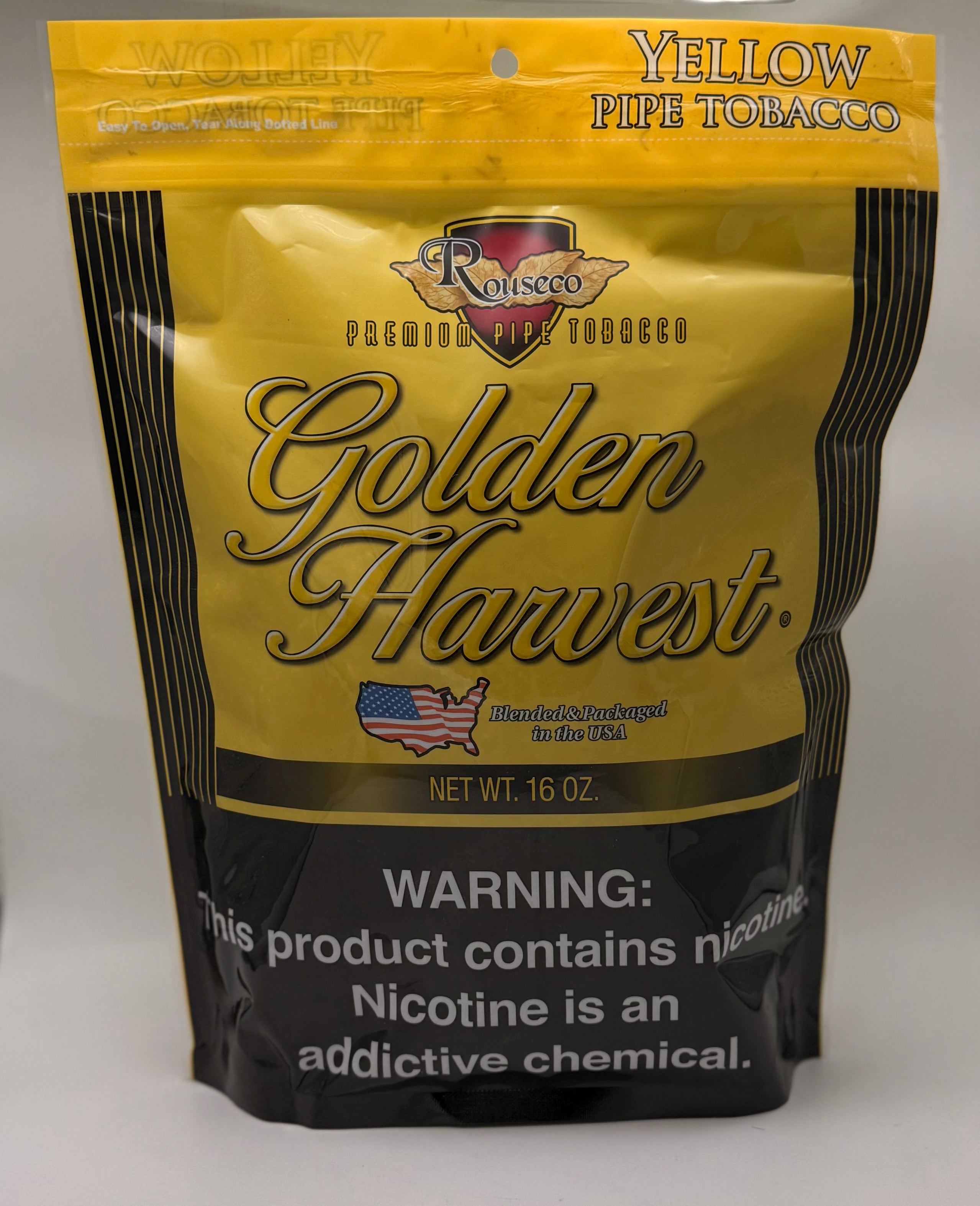 Golden Harvest Pipe Tobacco Natural Blend 16oz Bag
