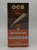 OCB King Size Unbleached Virgin Cones 24/3pk