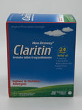 Claritin Allergy 20ct Single Non Drowsy 24 hour