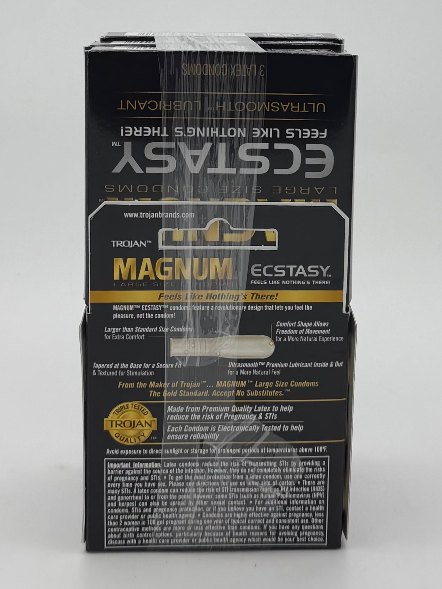Trojan Magnum Ecstacy Condoms 6/3pk