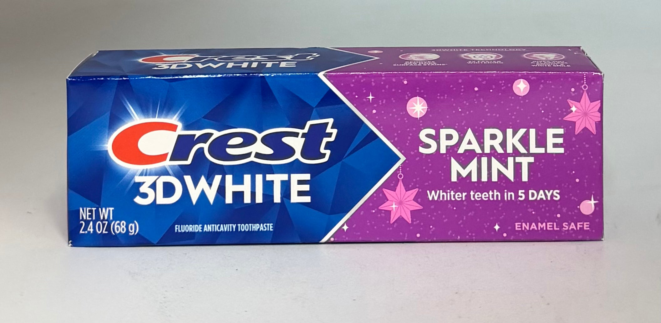 Crest 3D White Sparkle Mint 2.4oz