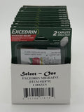 Select One Excedrin Migraine 12/1pk Item# 11879