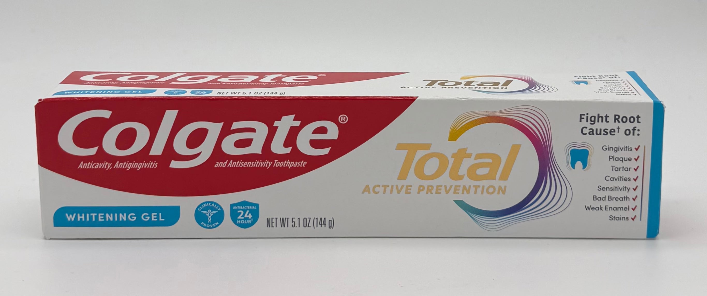 Colgate Total Whiteing Gel Toothpaste 5.1oz