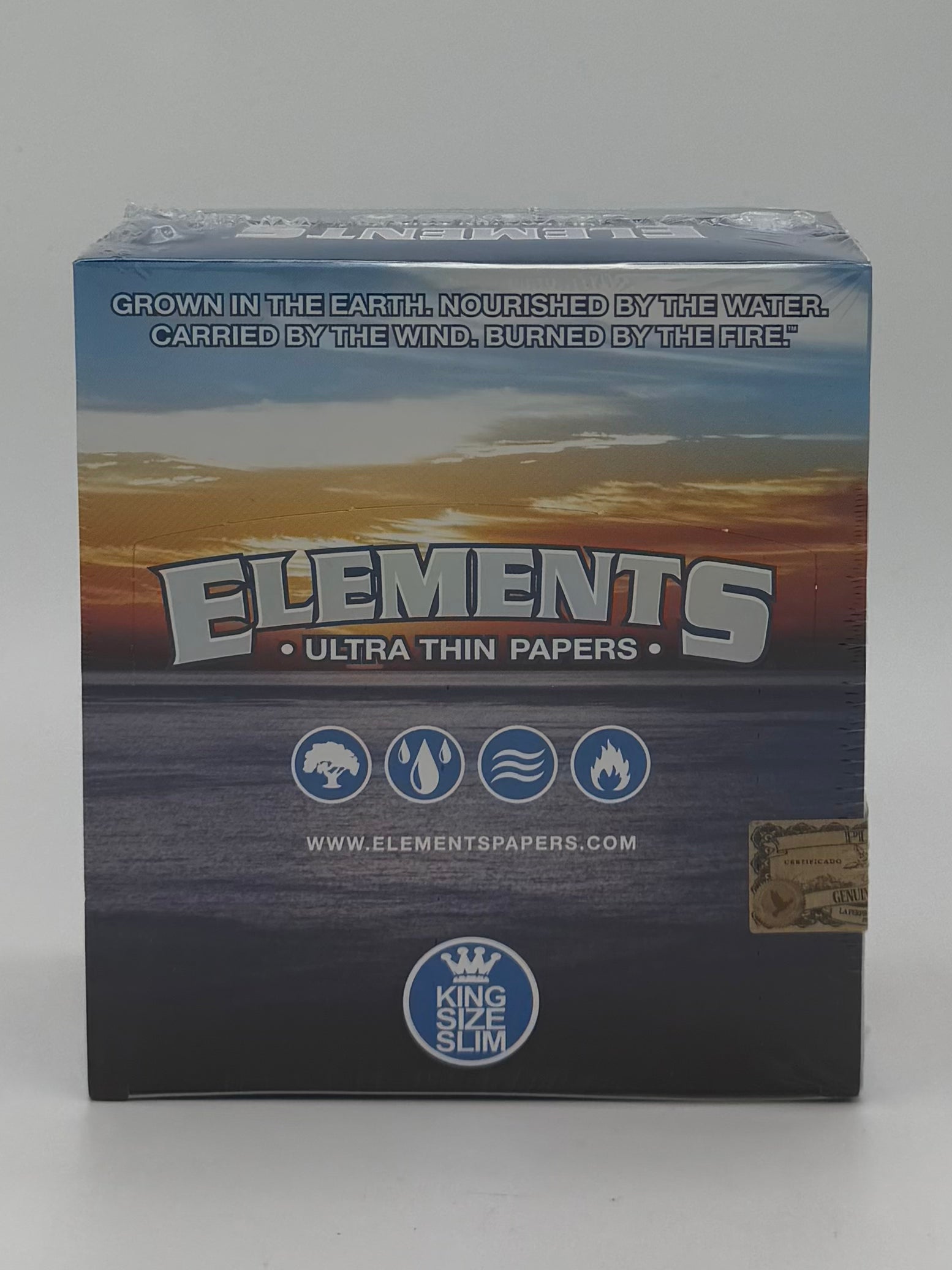 Elements Ultra Thin Rolling Paper KS Slim 50ct