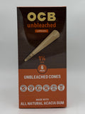OCB  1-1/4 Unbleached  Cones 24/6pk