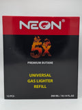 Neon Butane 5x Premium Butane 12/10.14oz