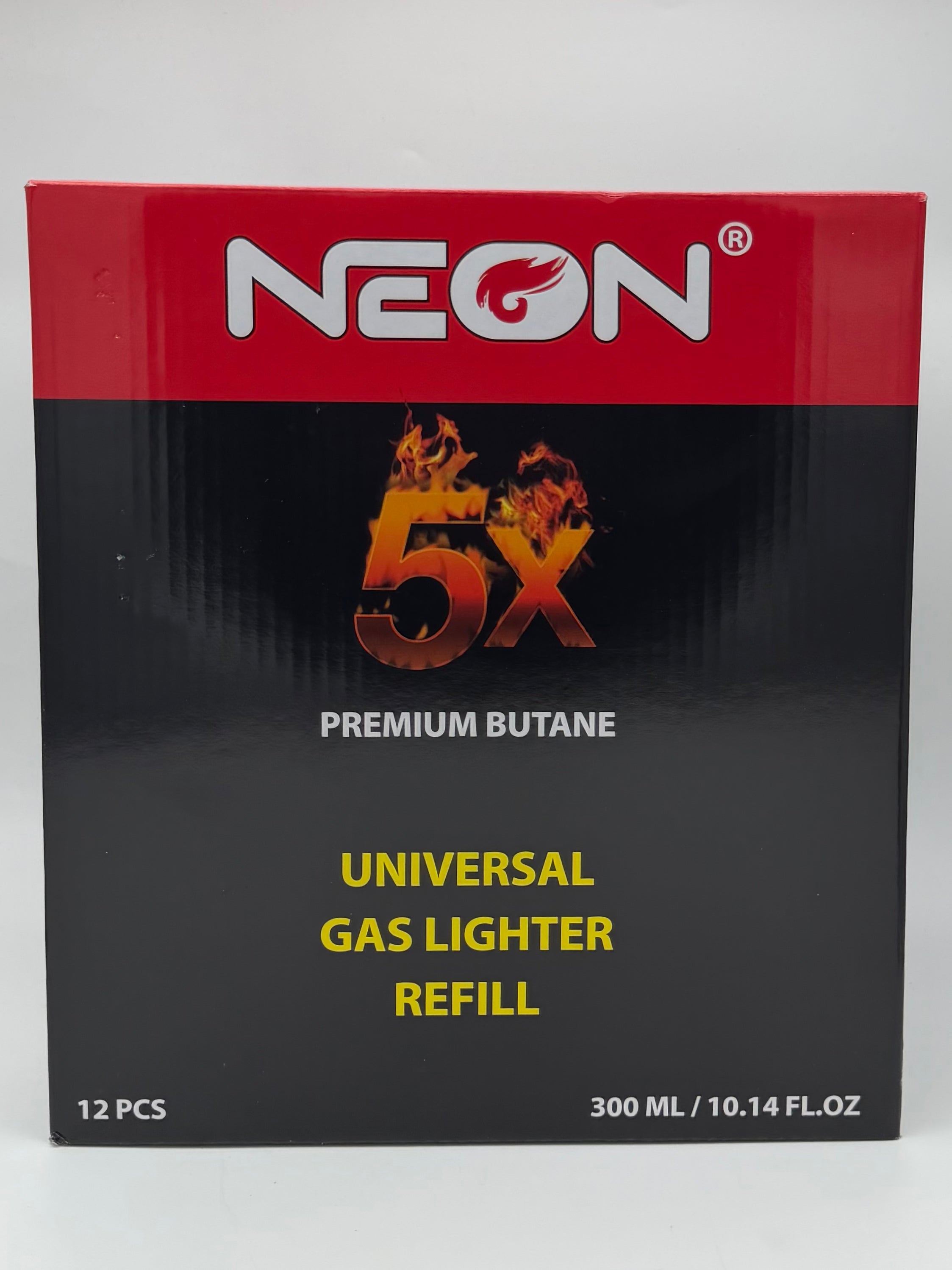 Neon Butane 5x Premium Butane 12/10.14oz