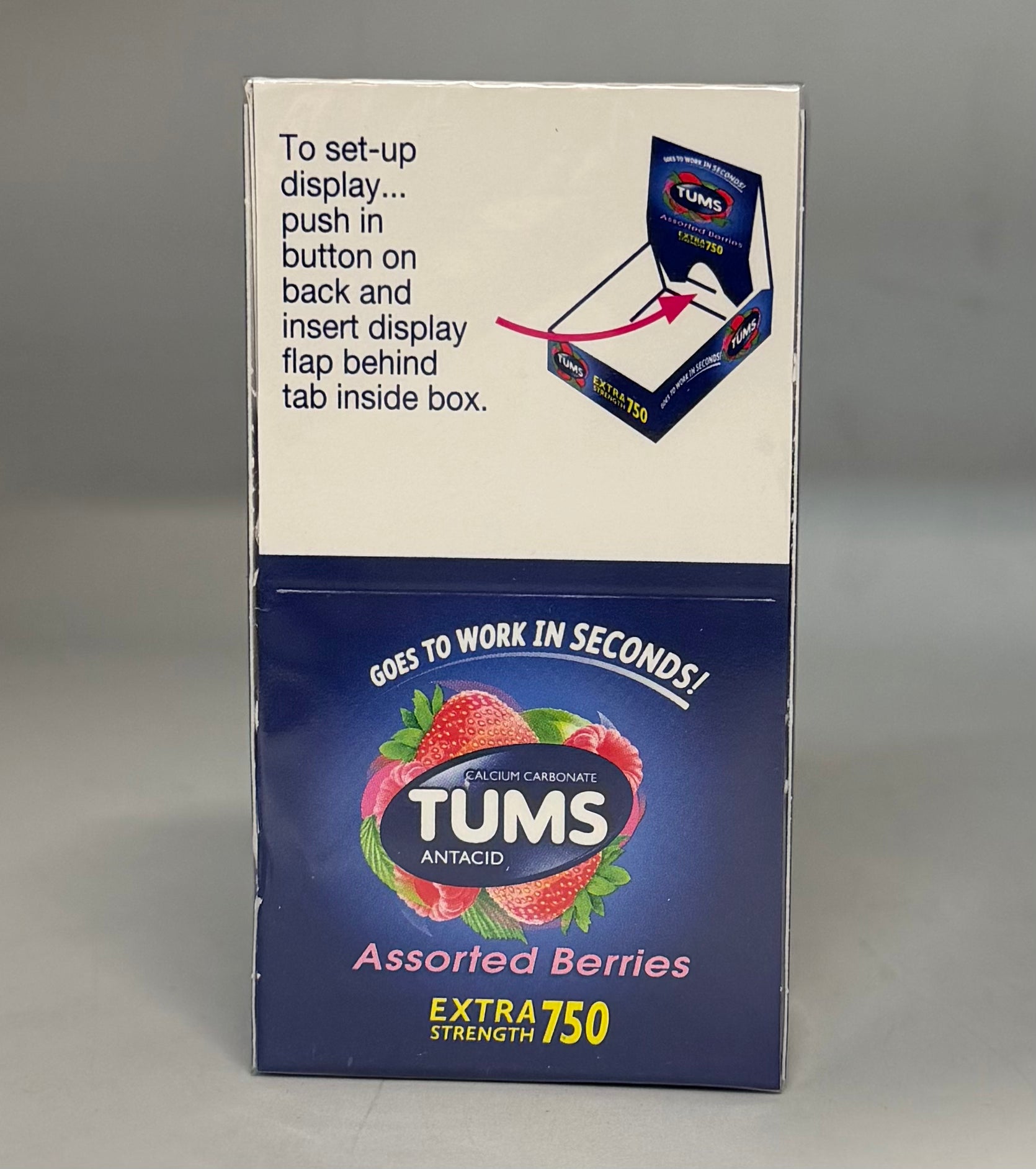 Tums Extra Strength 750 Assorted Berries 12/12ct