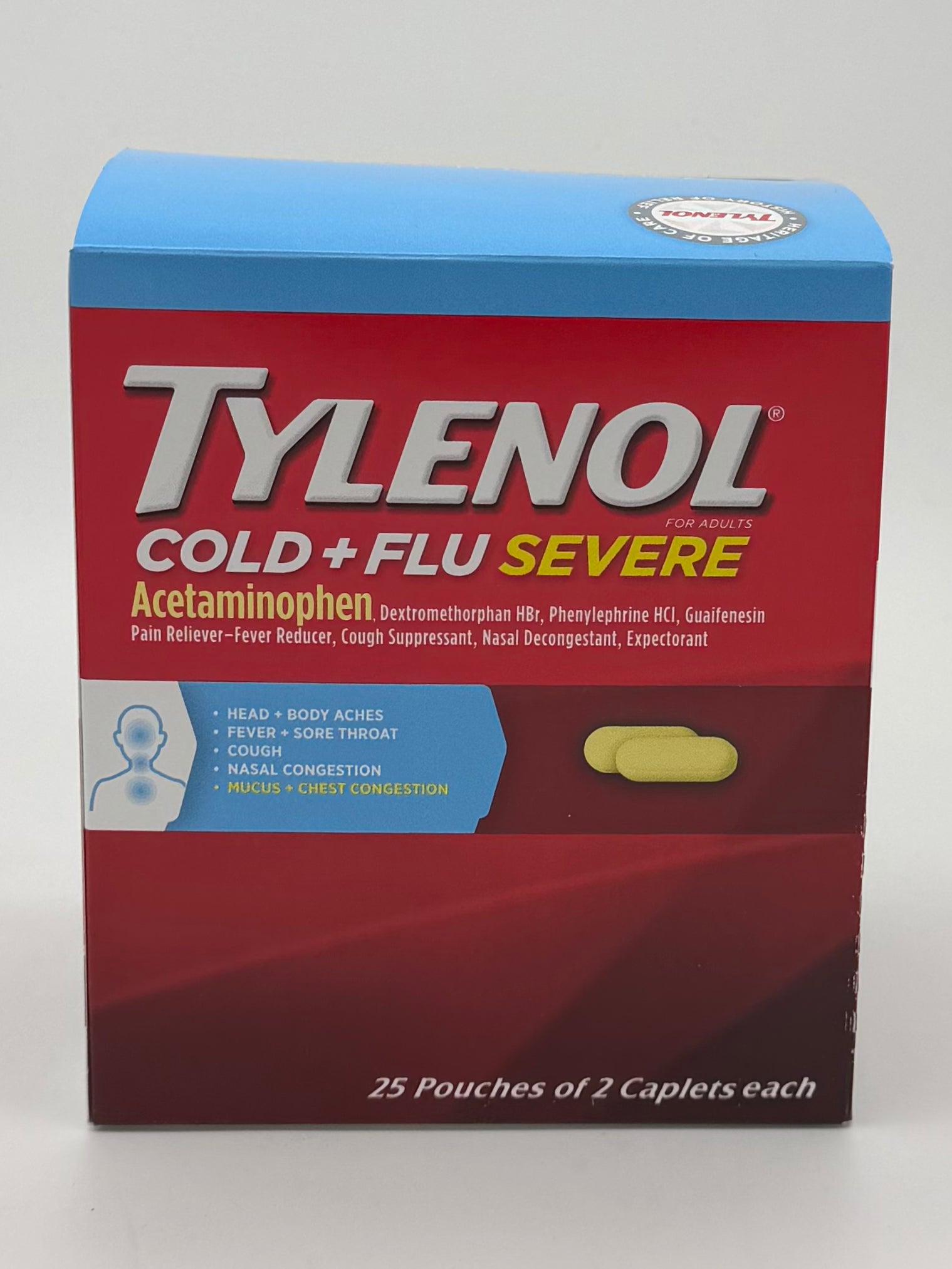 Tylenol Cold+Flu Severe Single 25ct