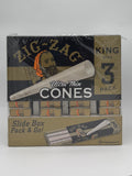 ZigZag Ultra Thin Cones King Size 3Pk 36ct Slide B