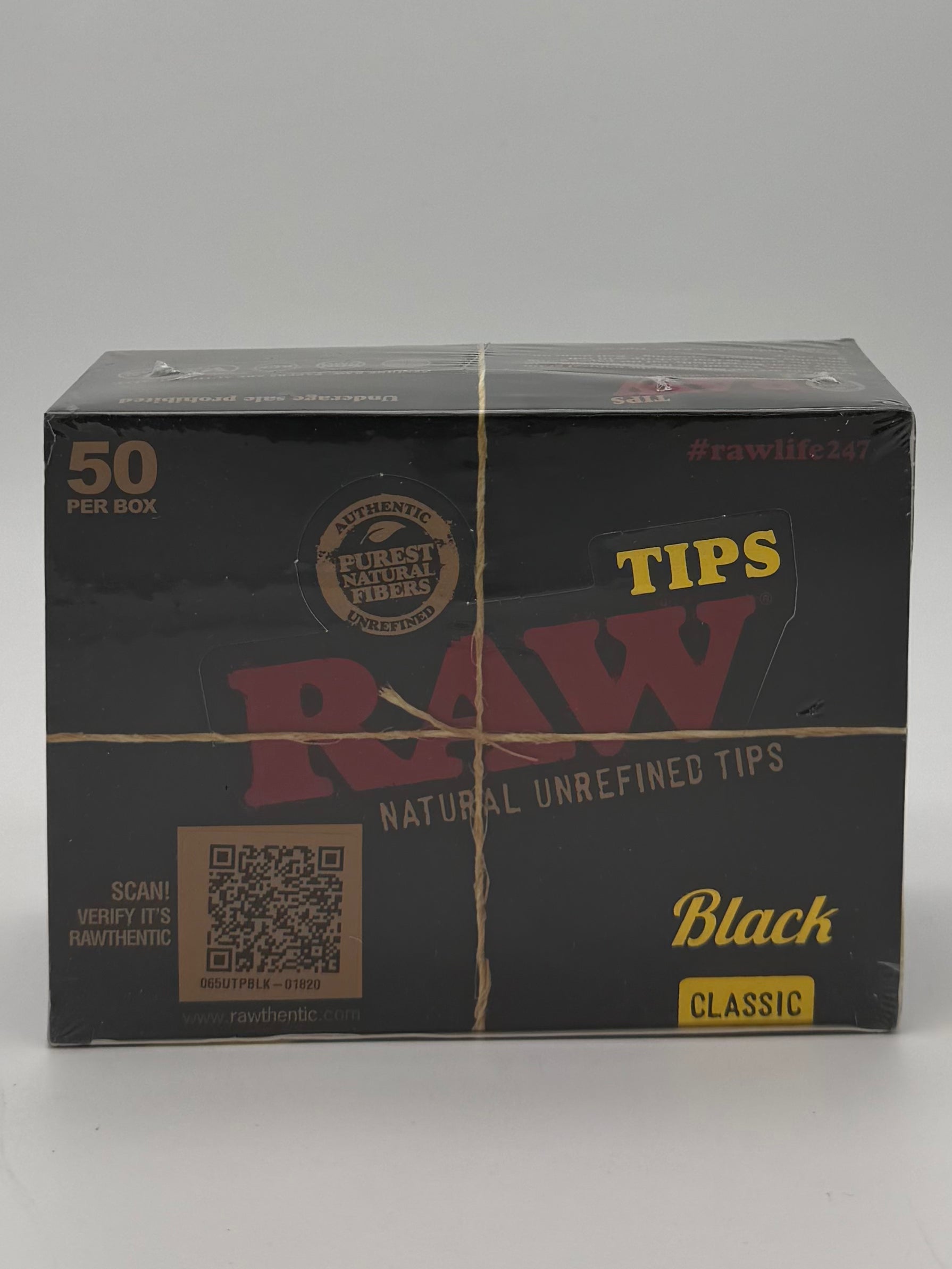 Raw Tips Black 50ct