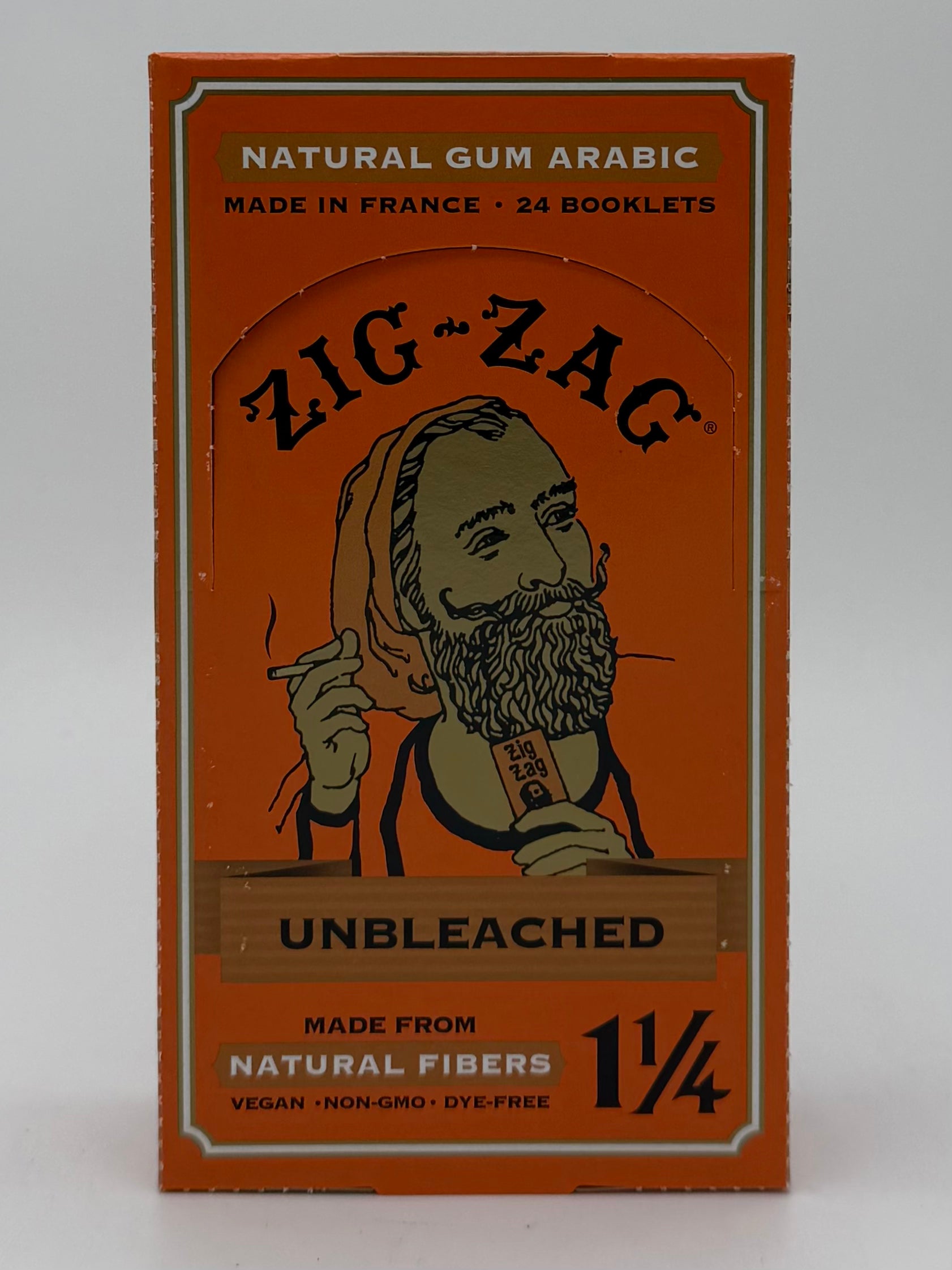 Zig Zag Papers 1 1/4 Unbleached Slow Burning 24ct