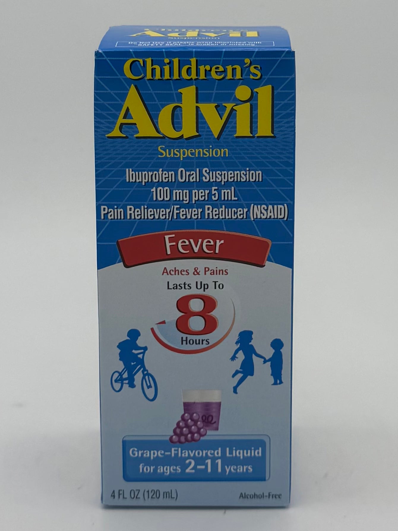 Advil Children's Grape Liquid 4oz Fever Suspension