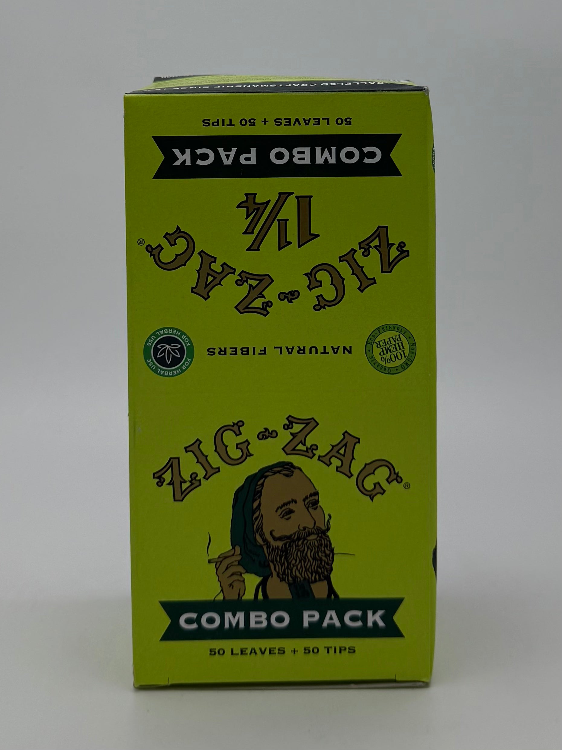 Zig Zag 1 1/4 Org Hemp Combo Leaves and Tips 24ct