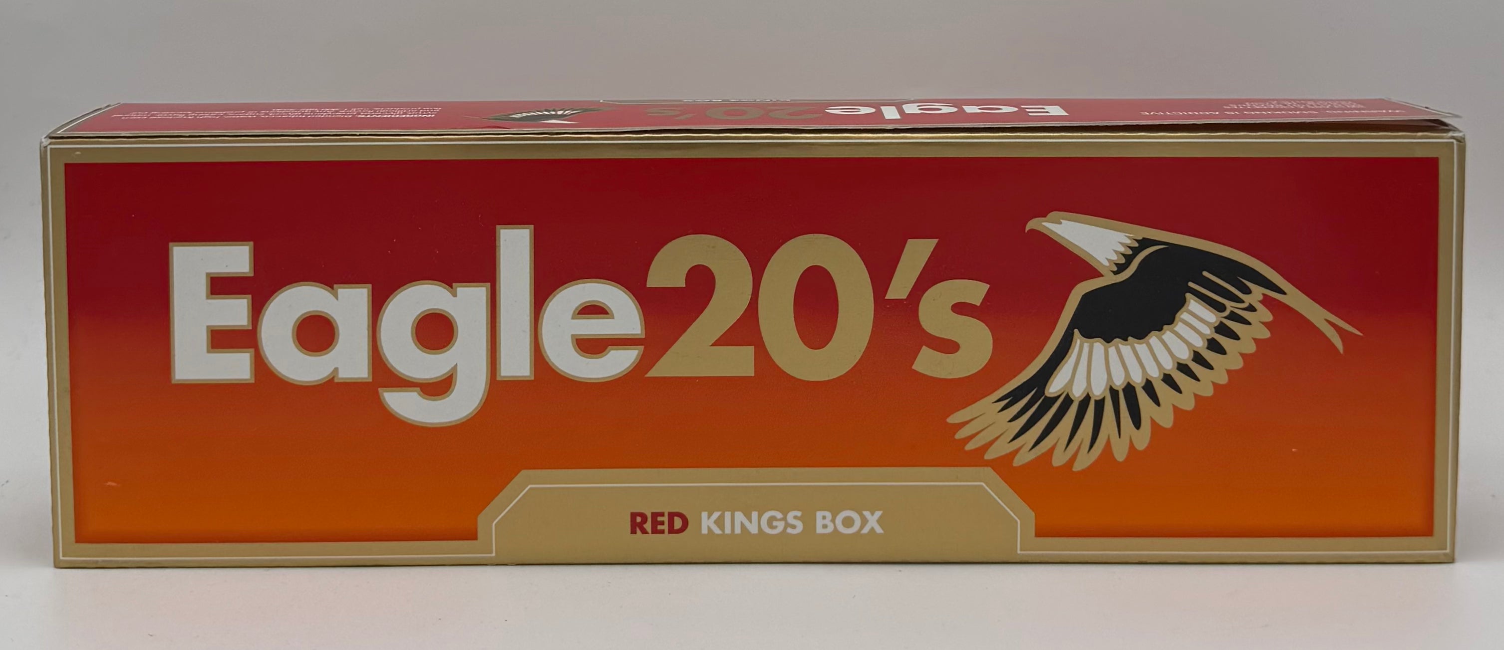 Eagle 20's Red King Box 200 Class A Cigarettes