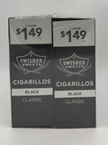 Swisher 2for$1.49 Cigarillos Black 30/2pk