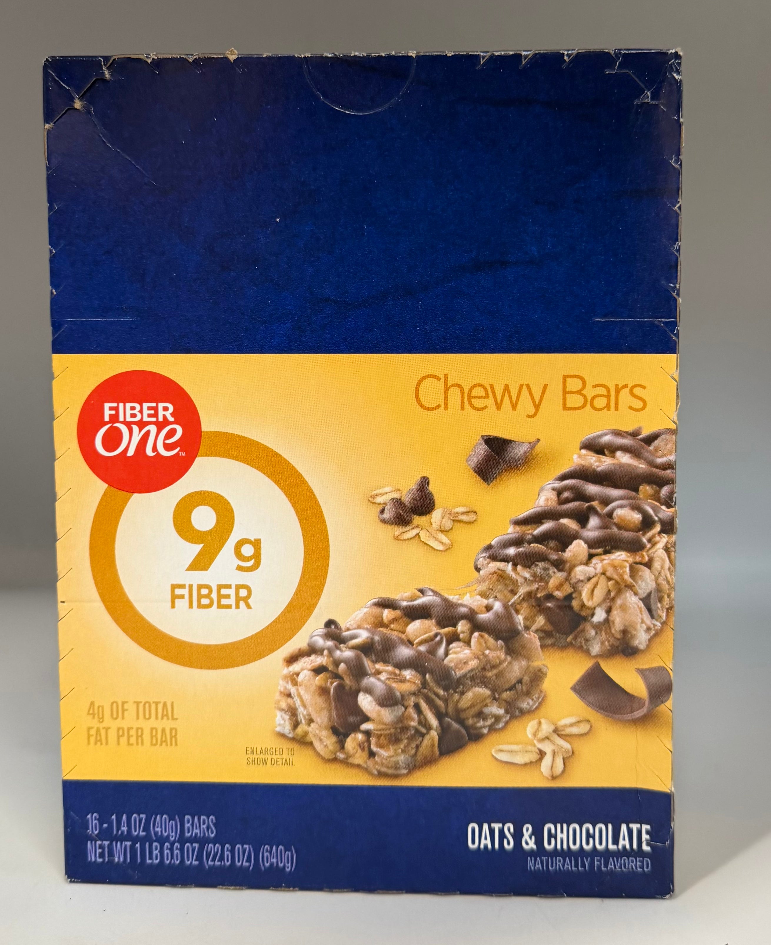 Fiber One Oats & Chocolate Chewy Bars 16ct