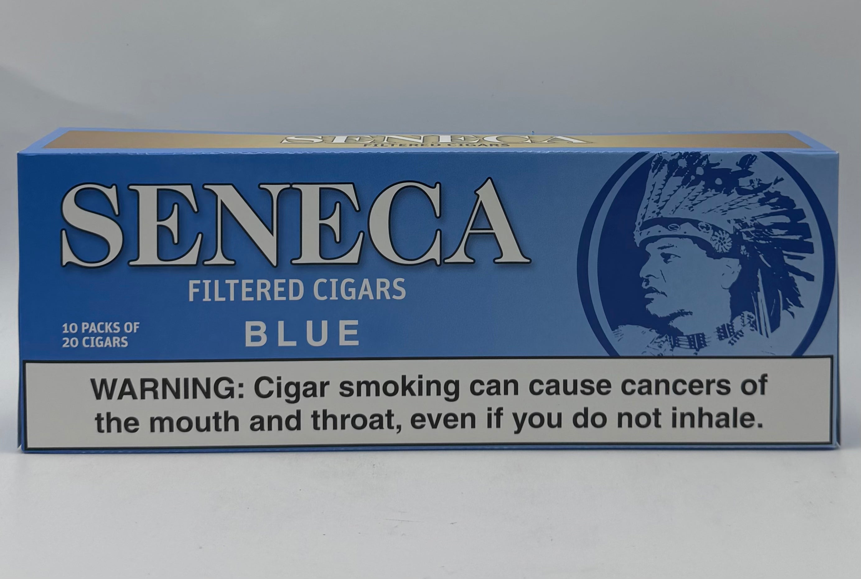 Seneca Blue Filtered Cigars 10/20pk Carton