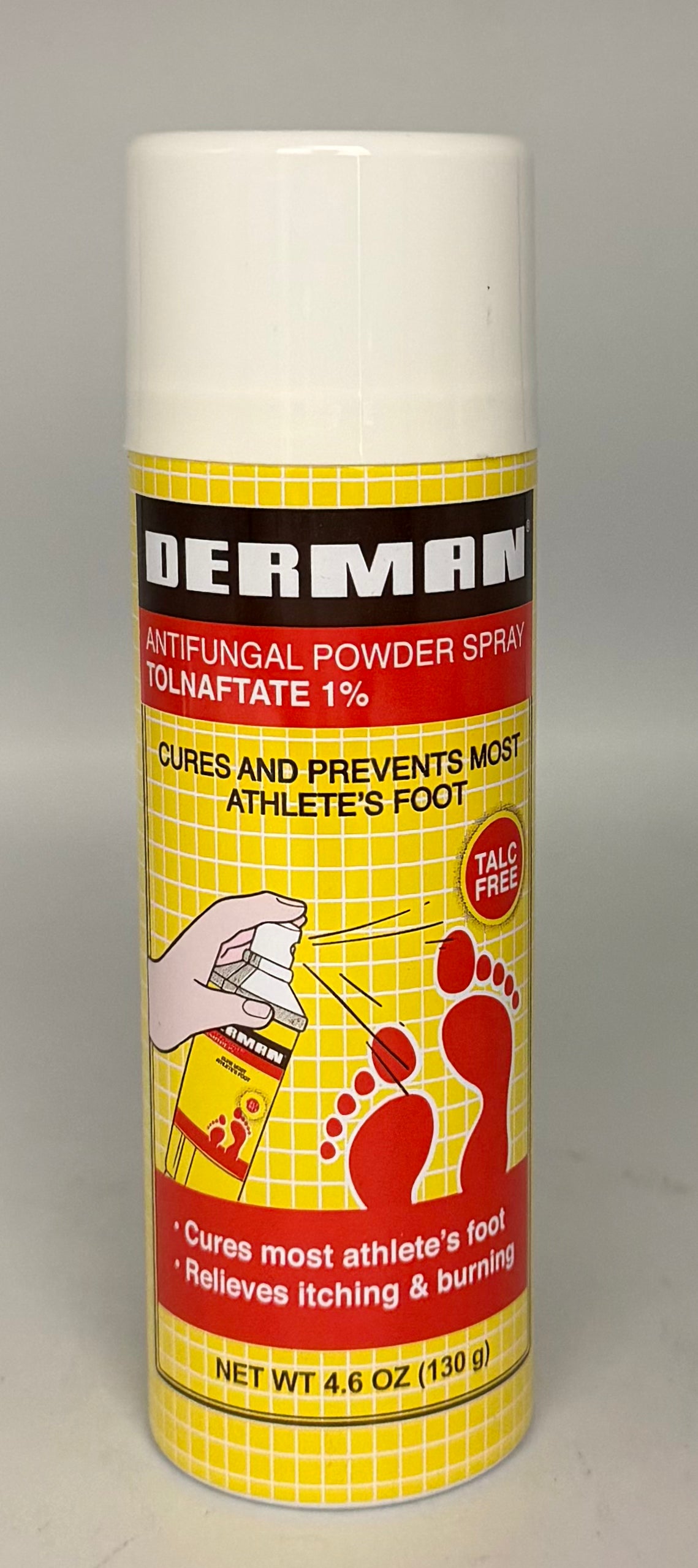 Derman Antigungal Powder Spray 4.6oz 130g