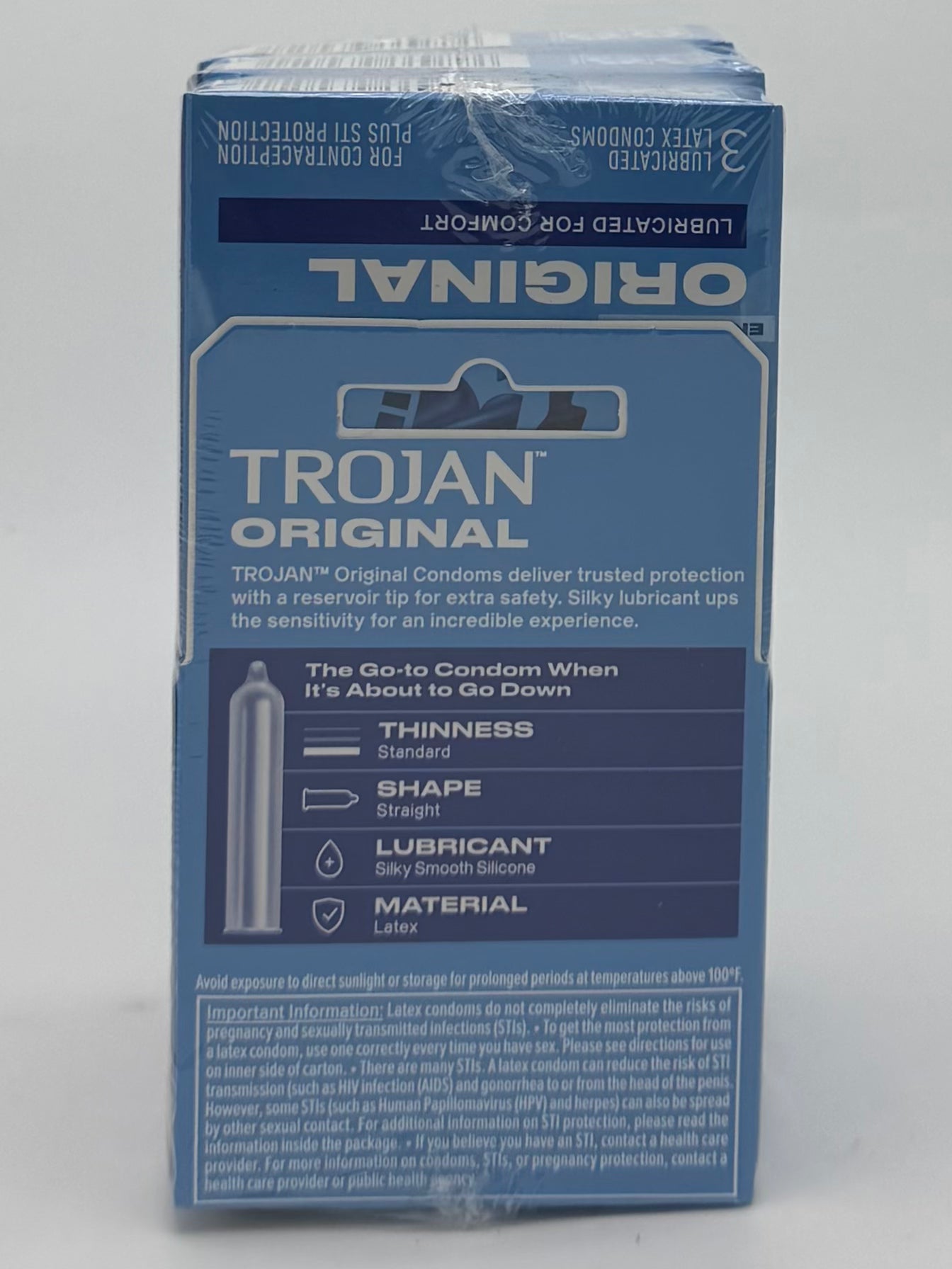 Trojan Enz Premium Lubricant Condoms 6/3pk