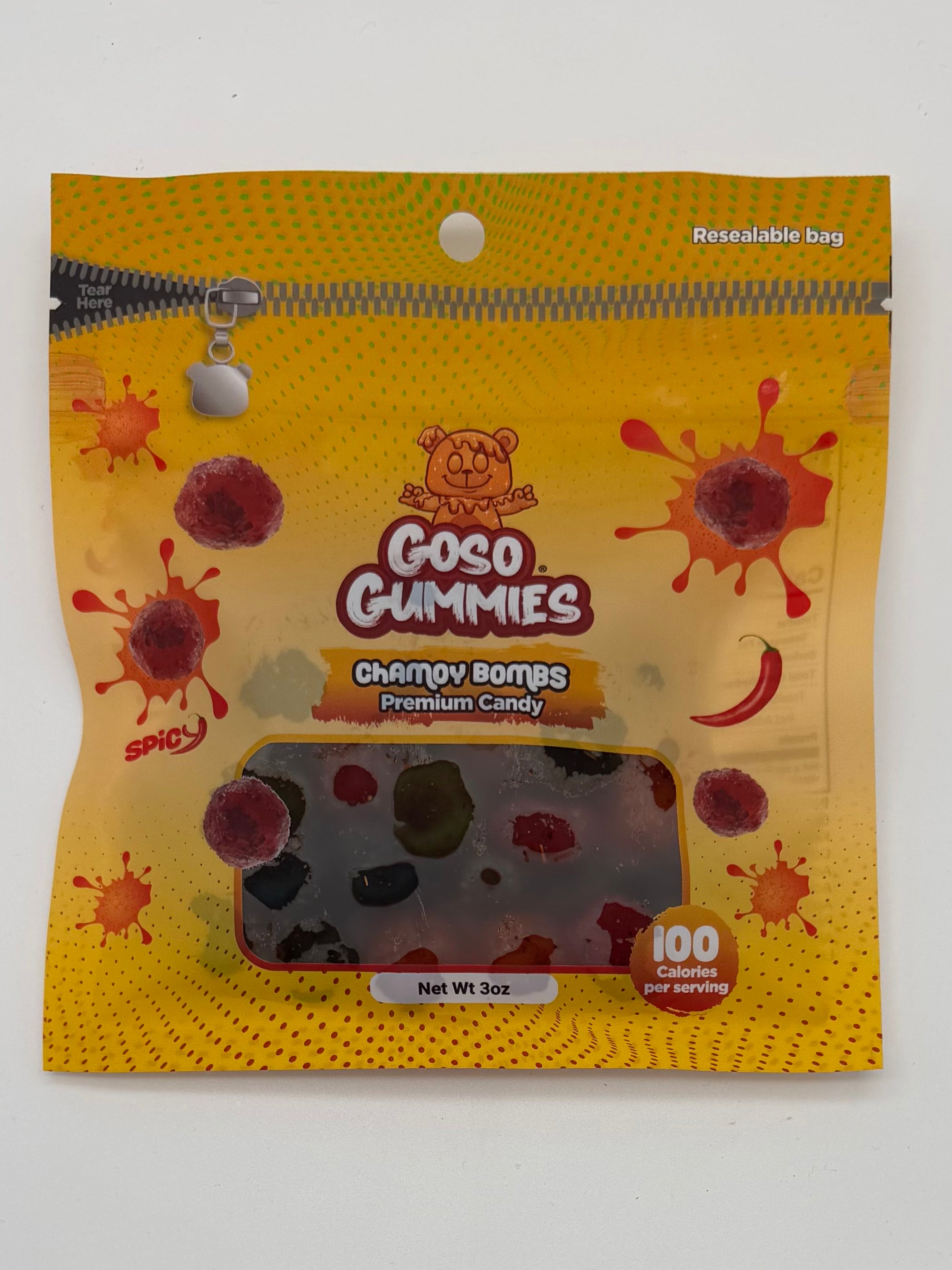 Goso Gummies 3oz Chamoy Bombs