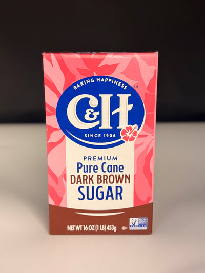 C&H Cane Dark Brown Sugar 1lb (16oz)