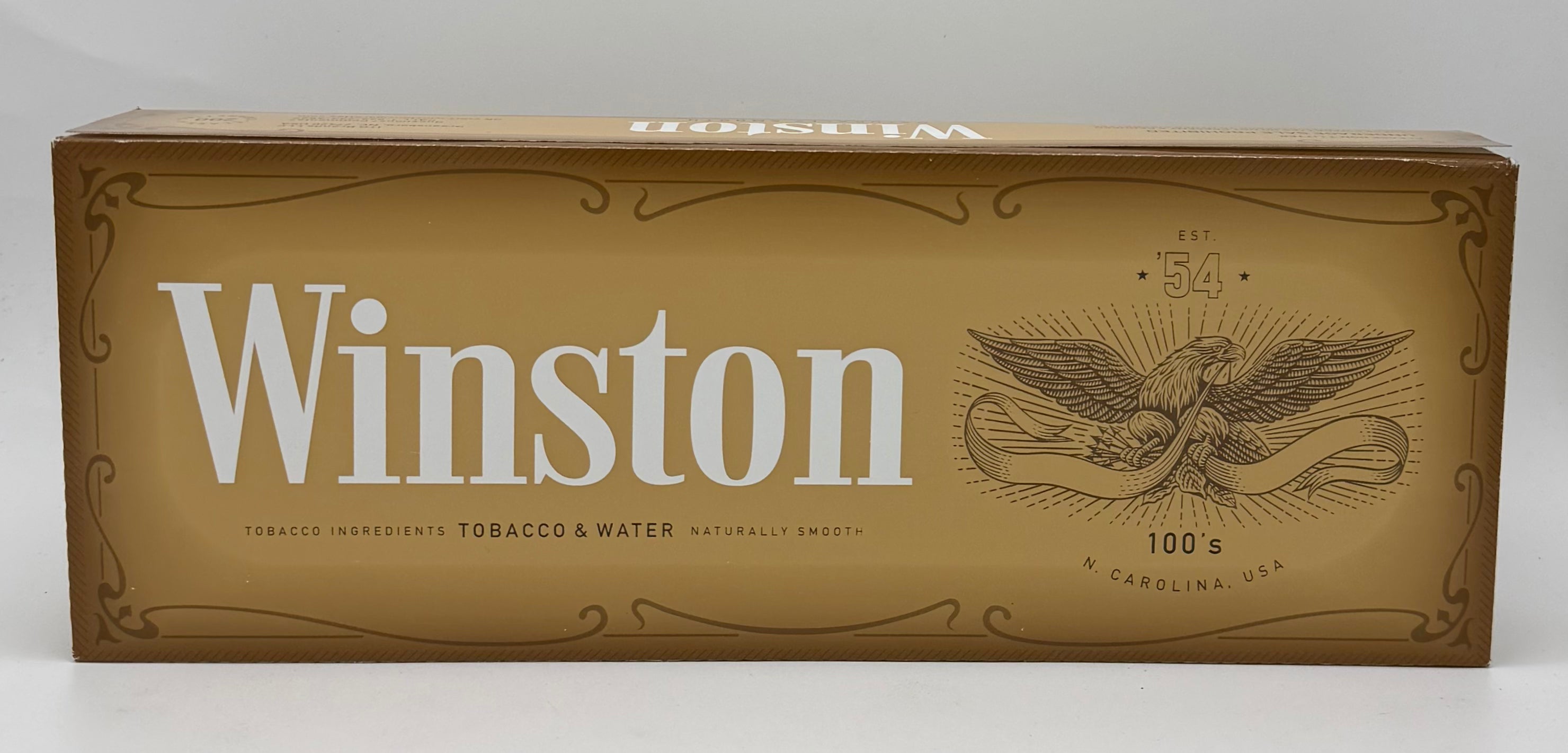 Winston Gold 100 Box 200 Class A Cigarettes