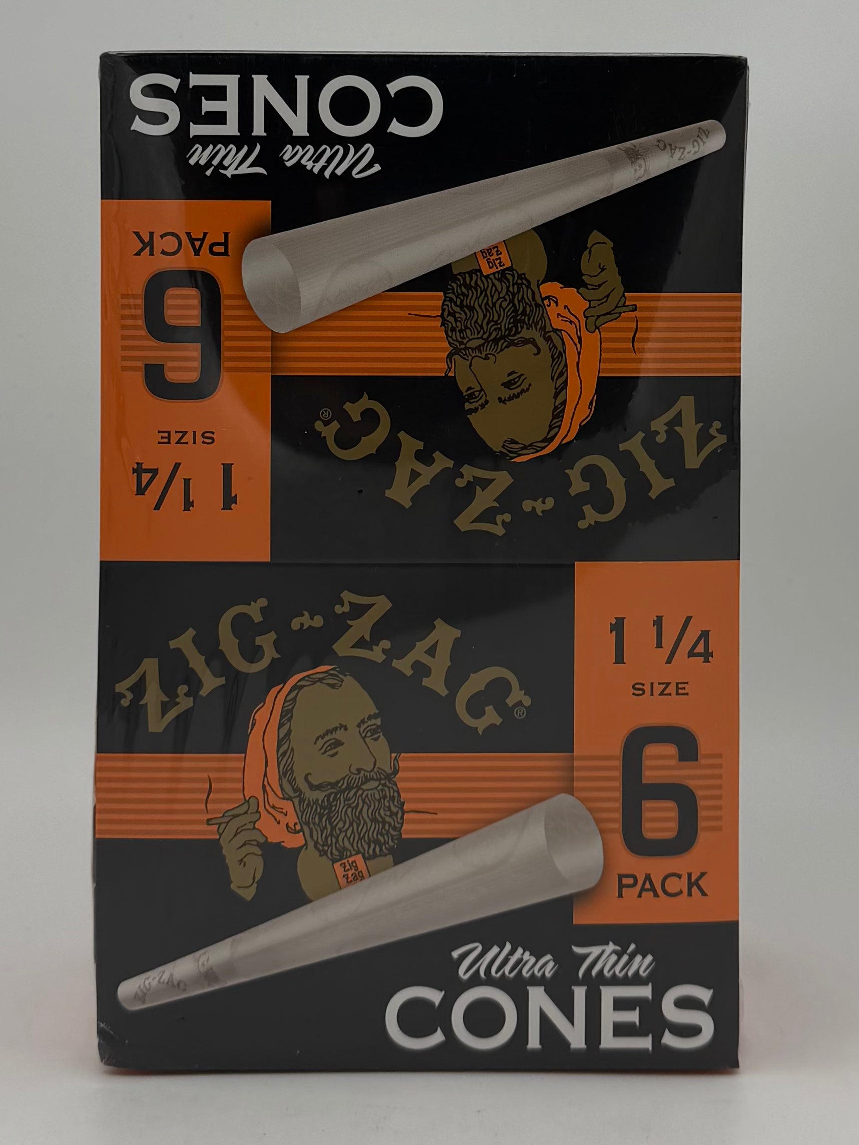 Zig Zag Cones 1 1/4 Ultra Thin Cones 6pk 24ct