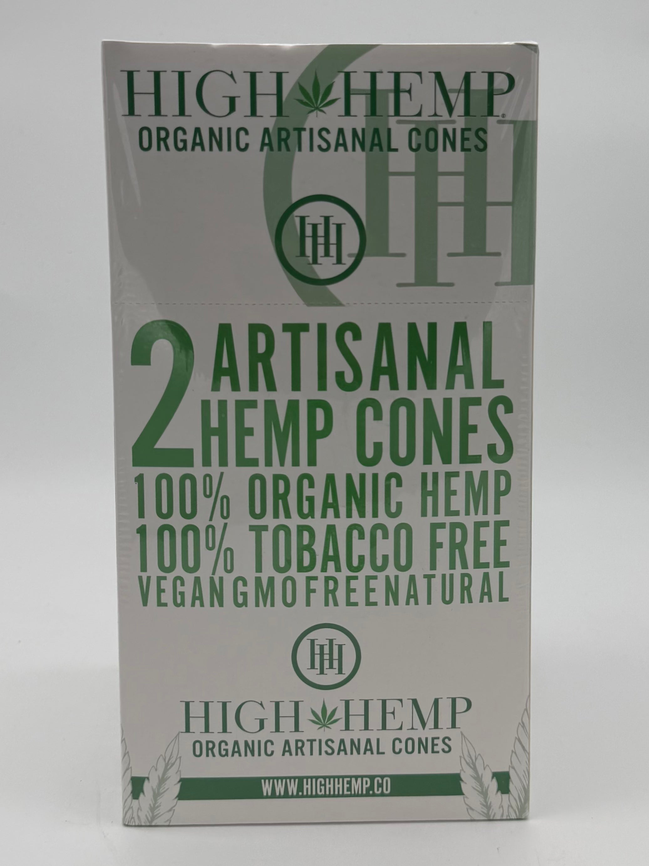 High Hemp Cones Organic Artisnal Natural CBD15/2pk